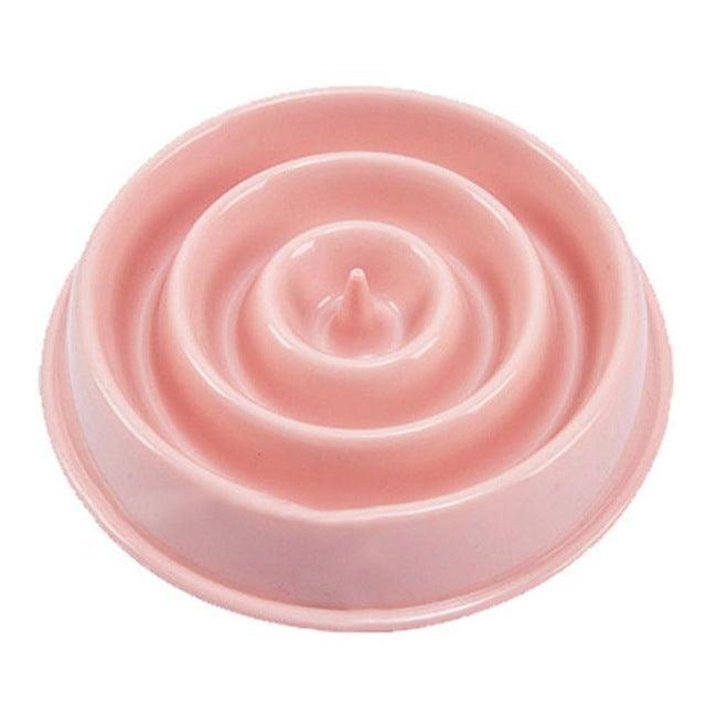 Pink silicone lid on a white background