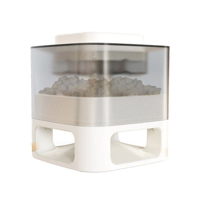 Modern indoor fire pit with glass front on a white background