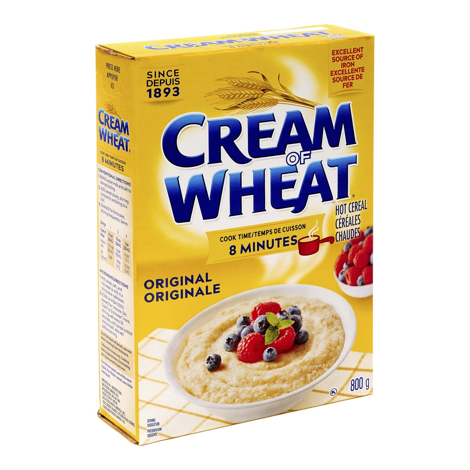Cream Of Wheat -  Nabisco - 12 x 800 g